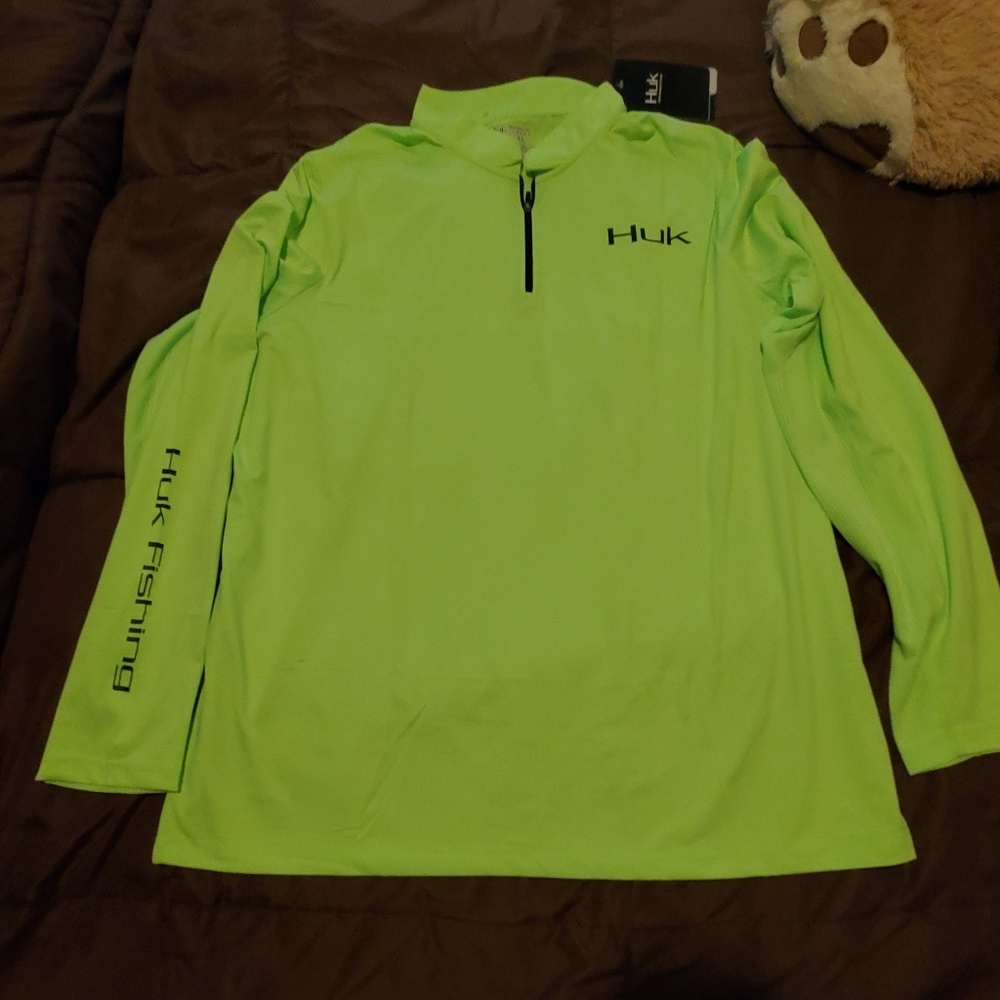 HUK Fishing Quarter Zip XL Shirt